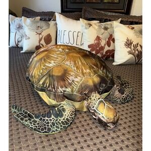 Tree House Kids Giant Sea Turtle Soft Stuffed Pillow Plush Realistic 2016